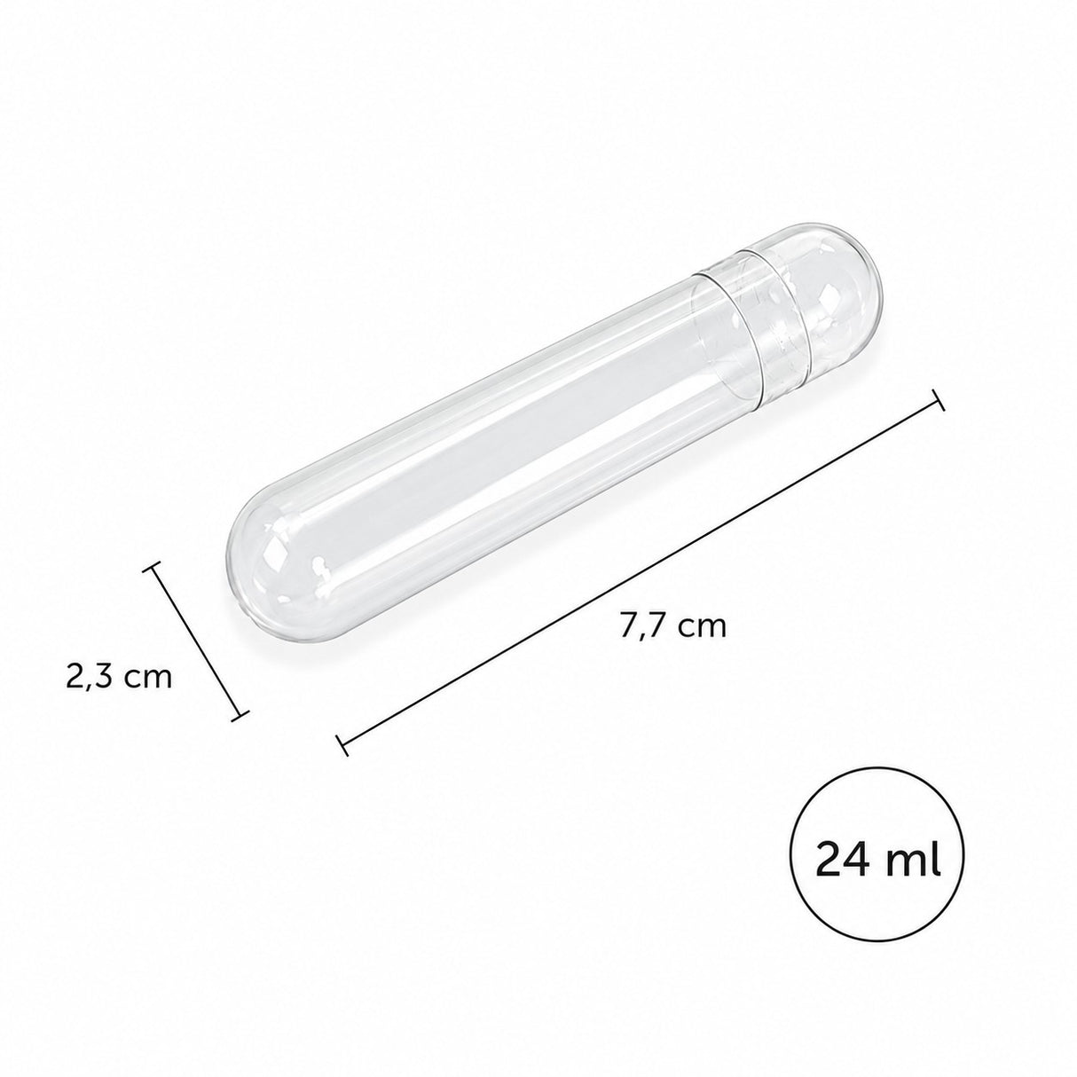 Maxikapsel 24 ml, 7,7 x 2,3 cm