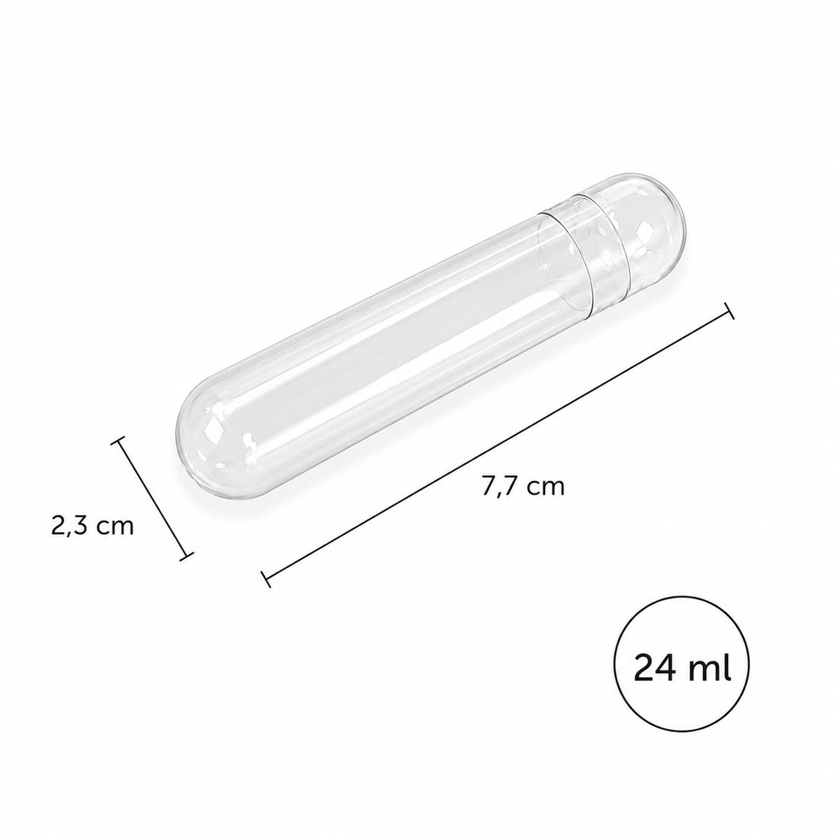 Maxikapsel 24 ml, 7,7 x 2,3 cm