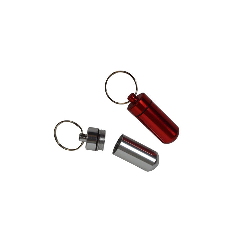 2er SET Mini-Kapsel, mit Schraubverschluss, wasserdicht