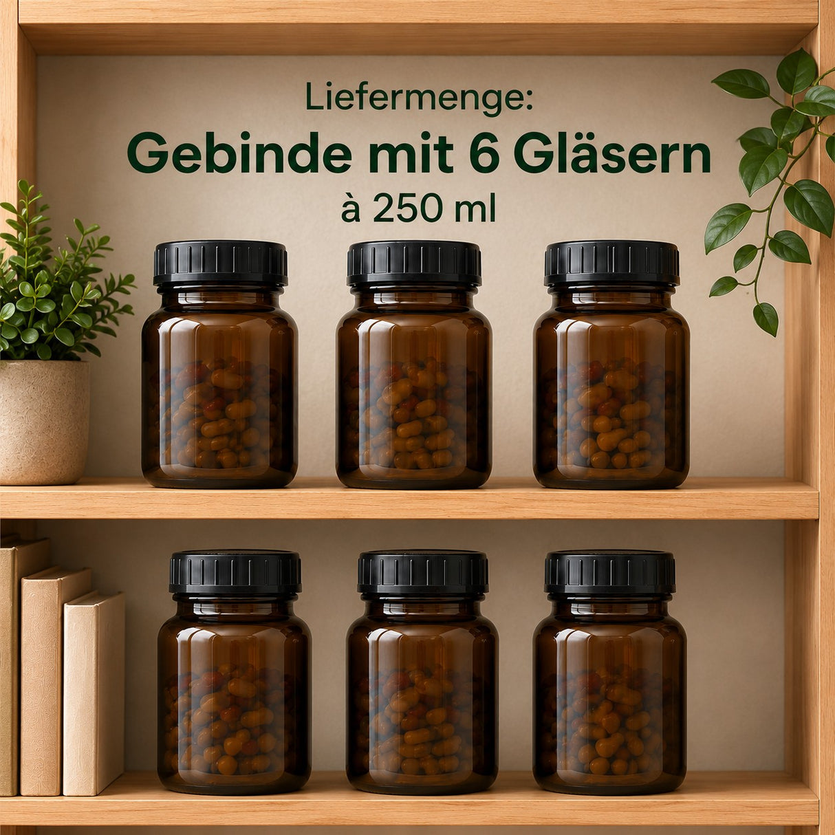 Lieferumnfang: Gebinde mkit 4 Gläsern