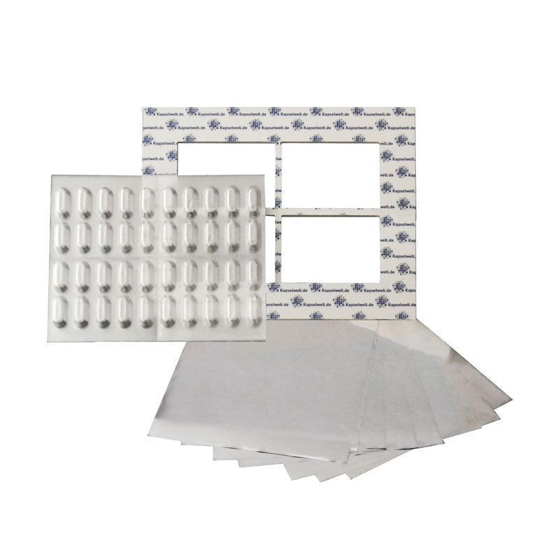Blisterset für 4000 Kapseln Größe 0 und 00