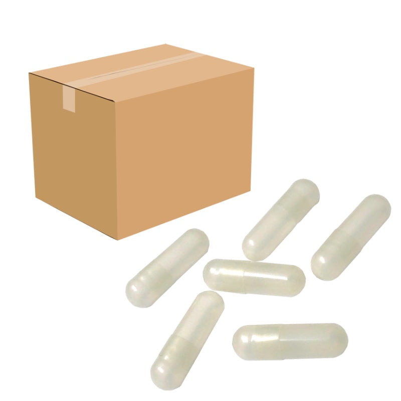 Großgebinde - Leerkapseln als Kartonware - Karton mit Kapseln im Vordergrund