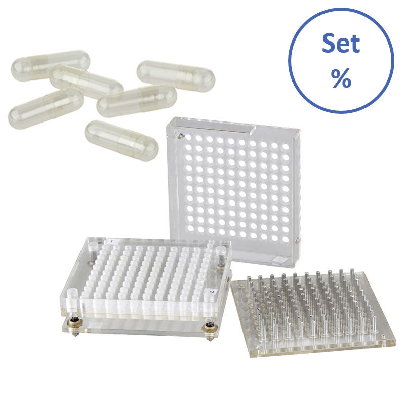 Kapselfüller K100 Premium "4" mit 1000 Gelatinekapseln