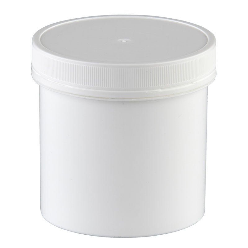 5 Pharmaz. Kapseldosen Größe XXL, 500 ml, 90 x 100 mm, weiß