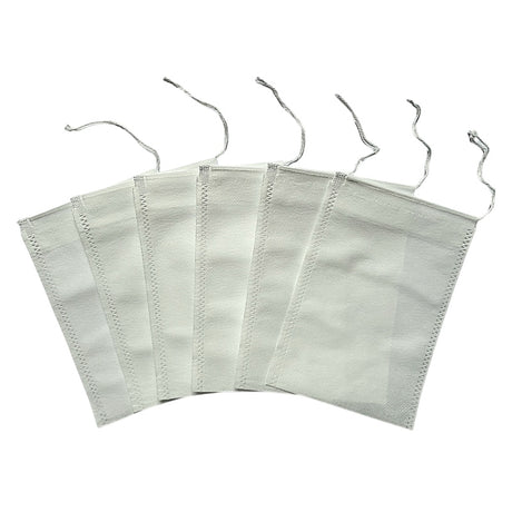 100 Premium Teebeutel zum Selbstfüllen, Maxigröße, mit Faden (100 x 148 mm)