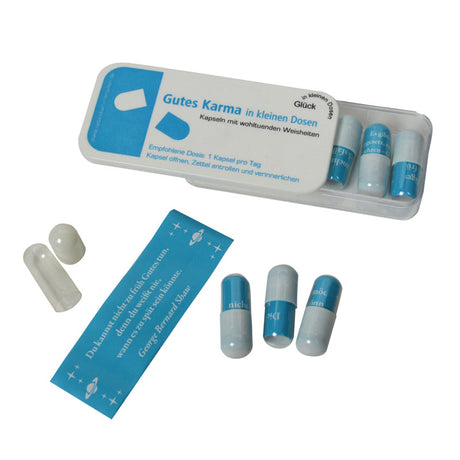 Kapseln - Karma in kleinen Dosen