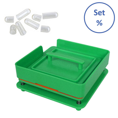 Kapselfüller K100 Standard "0" mit 1000 getrennten Vegikapseln