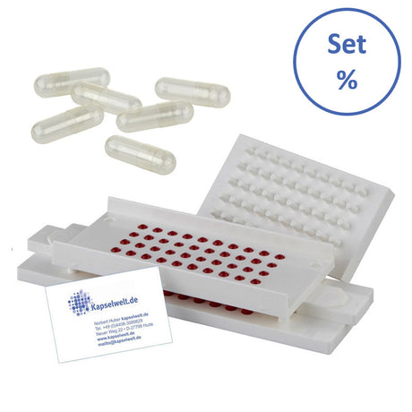 Kapselfüller Standard 50 "0" mit 1000 Gelatinekapseln