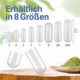 Vegikapseln klar - Größe 0