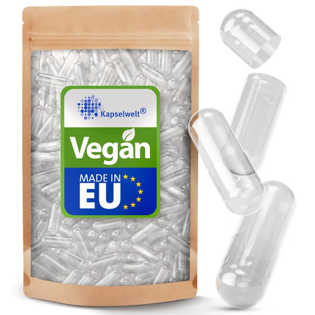Leerkapseln vegan - Made in EU