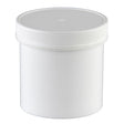 5 Pharmaz. Kapseldosen Größe XXL, 500 ml, 90 x 100 mm, weiß