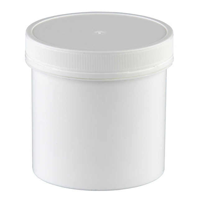 5 Pharmaz. Kapseldosen Größe XXL, 500 ml, 90 x 100 mm, weiß