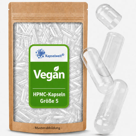 Vegikapseln klar - Größe 5