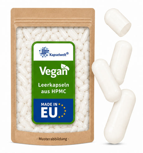 Vegikapseln weiß - Größe 1