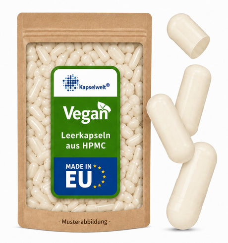 Vegikapseln weiß - Größe 1